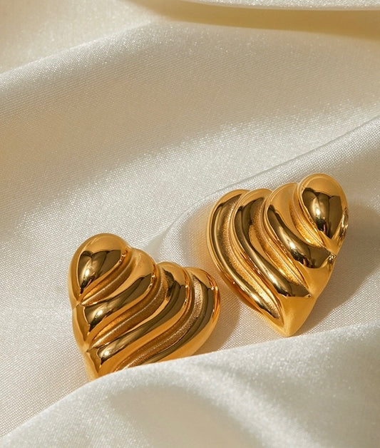 Glow heart earrings